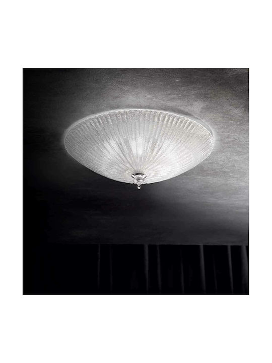 Ideal Lux Shell Πλαφονιέρα Οροφής 60εκ. Μελί με Ντουί E27 140193 - second view